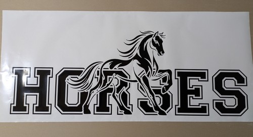 Horse lorry decal running - lorry, –