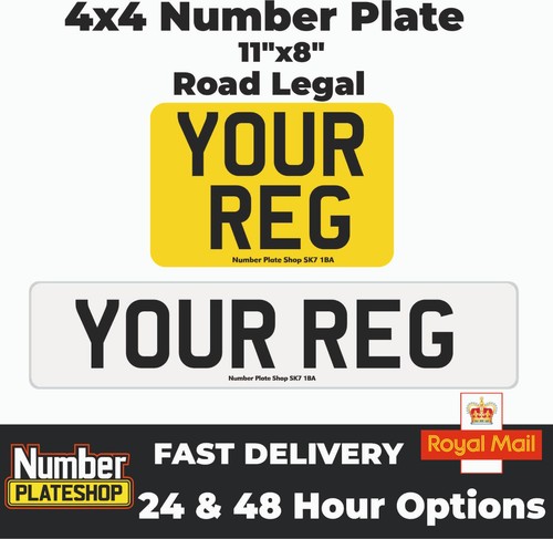 Number plate rear - lorry, 11